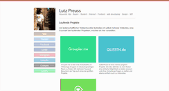 Desktop Screenshot of lutzpreuss.com