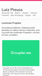 Mobile Screenshot of lutzpreuss.com